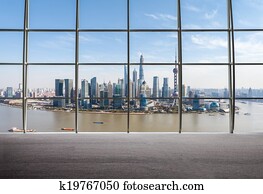 shanghai view of window outside