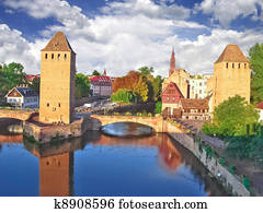 Old Strasbourg. France Old Strasbourg. France