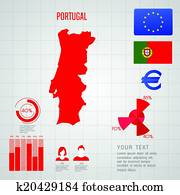 república, portug., flag., mapa mundial república, portug., flag., mapa mundial