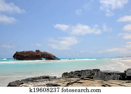 Ship Wreck in Boa Vista Island, Cape Verde