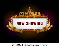 theater, kino, zeichen theater, kino, zeichen