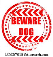 vorsicht hund zeichen