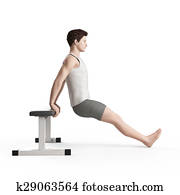 workout - bench dip workout - bench dip
