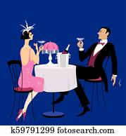 Dining in the twenties Dining in the twenties