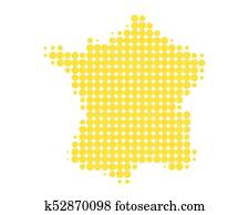Map of France Map of France