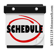 programa, palavra, calendário parede, lembrar, compromissos