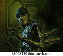 Alien Creature Portrait