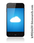 Cloud Computing Connection On Mobile Phone Cloud Computing Connection On Mobile Phone