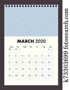 march 2020 calendar with wire band march 2020 calendar with wire band