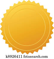 Vector certificate seal Vector certificate seal