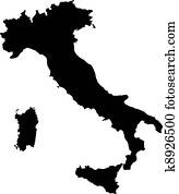 Vector illustration of maps of Italy Vector illustration of maps of Italy