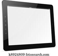 Vector tablet computer. Trendy Ipad theme Vector tablet computer. Trendy Ipad theme