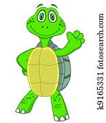 צב, ציור היתולי