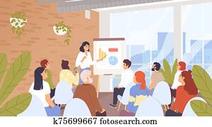 geschaefts, seminar,, konferenz, vektor, illustration., firma, personal, training,, karriere, entwicklung, kurs, concept., geschaefts, trainer, und, vortrag, listeners,, businesspeople, karikatur, characters. geschaefts, seminar,, konferenz, vektor, illustration., firma, personal, training,, karriere, entwicklung, kurs, concept., geschaefts, trainer, und, vortrag, listeners,, businesspeople, karikatur, characters.