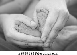 Holding Baby Feet Holding Baby Feet