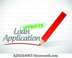 loan application approved sign message