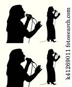 Senior female singer