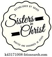 Sisters in Christ Emblem Sisters in Christ Emblem