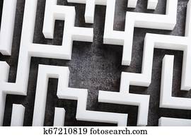 An Elevated View Of Labyrinth