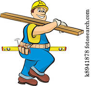 carpenter on the construction carpenter on the construction