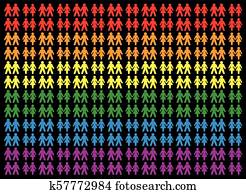 Gay Pride Love Couples Symbol