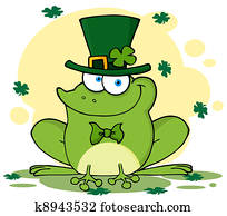 Leprechaun Frog With Background Leprechaun Frog With Background