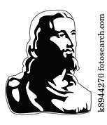 les, vecteur, jésus