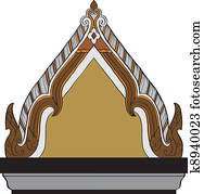 Thai pattern graphic Thai pattern graphic