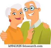 šťastný, starší