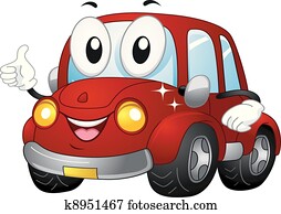 auto, maskottchen auto, maskottchen