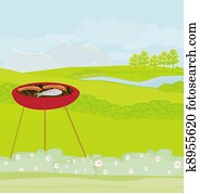 Barbecue Party Invitation Barbecue Party Invitation