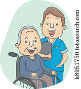 krankenschwester, und, patient krankenschwester, und, patient