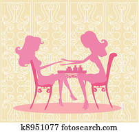 Young lady doing manicure Young lady doing manicure