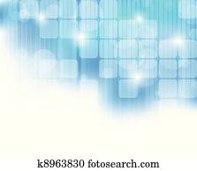 Abstract blue tech background Abstract blue tech background