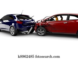 Accident with two cars Accident with two cars