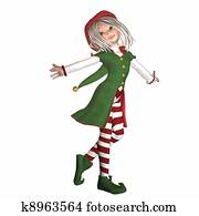 Dancing Christmas Elf Dancing Christmas Elf