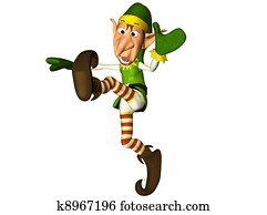 Jumping Christmas Elf Jumping Christmas Elf