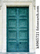Pantheon doors in Paris Pantheon doors in Paris