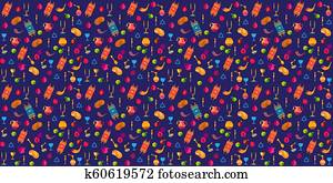 Pattern Rosh hashana Jewish New Year symbols Pattern Rosh hashana Jewish New Year symbols