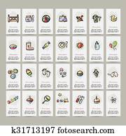 Set of baby icons for your design