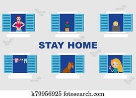 Stay home Stay home