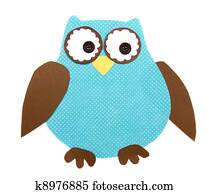 a paper cut out owl a paper cut out owl