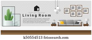 Interior design with table top and Modern living room background 1 Interior design with table top and Modern living room background 1