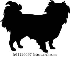 Download Japanese Chin Clip Art | Our Top 67 Japanese Chin Vectors | Fotosearch