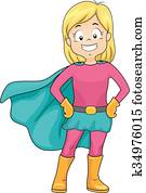 Kid Girl Super Hero Cape Kid Girl Super Hero Cape