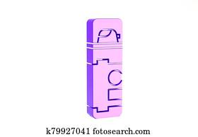 Purple Shaving gel foam icon isolated on white background. Shaving cream. Minimalism concept. 3d illustration 3D render Purple Shaving gel foam icon isolated on white background. Shaving cream. Minimalism concept. 3d illustration 3D render