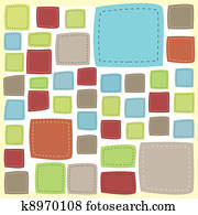 Vector patch frame background Vector patch frame background