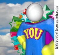 אתה, are, a, סופרגיבור, בן אדם, ב, תלבושת, ו, שכמייה