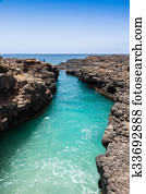 Buracona  in Sal Island Cape Verde - Cabo Verde