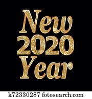 frohes neues jahr, 2020 frohes neues jahr, 2020